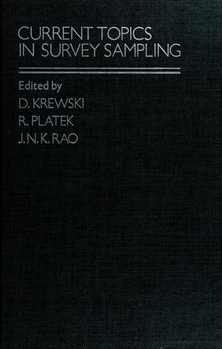Cover for Current topics in survey sampling