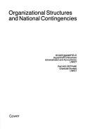 Cover for Organizational structures and national contingencies