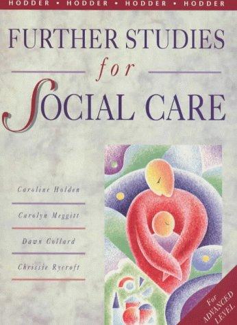 Cover for Further Studies for Social Care (Further Studies)