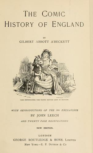 Cover for The comic history of England.