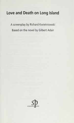 Cover for Love and death on Long Island