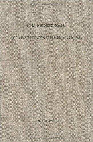 Cover for Quaestiones theologicae