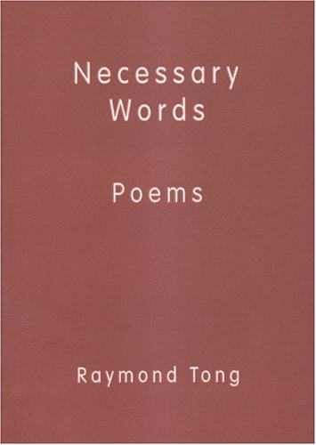 Cover for Necessary Words