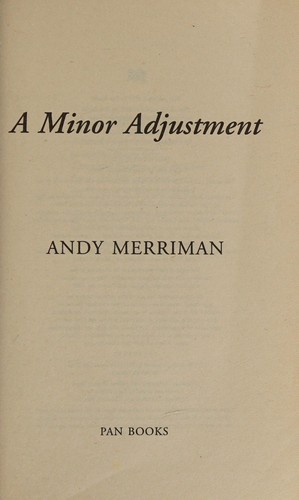 Cover for A Minor Adjustment
