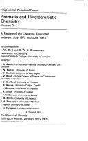 Cover for Aromatic & Heteroaromatic Chemistry