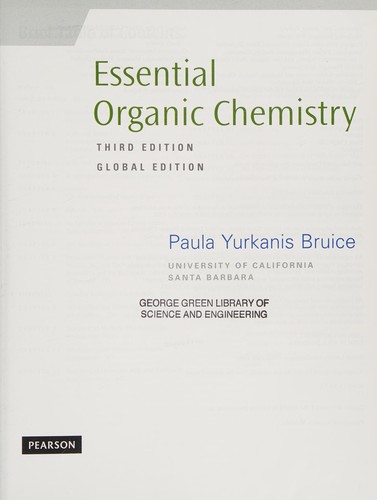Cover for Essential Organic Chemistry, Global Edition