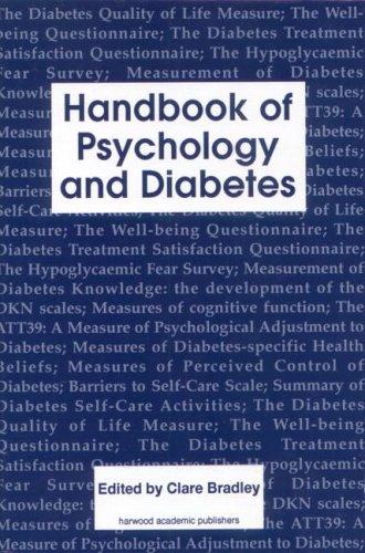 Cover for Handbook of psychology and diabetes