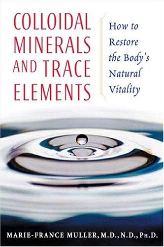 Cover for Colloidal Minerals and Trace Elements