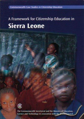Cover for A Framework for Citizenship Education in Sierra Leone (Citizenship Education and Small States Series)