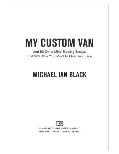 Cover for Michael Ian Black Is a Celebrity (Very Famous) w.t.