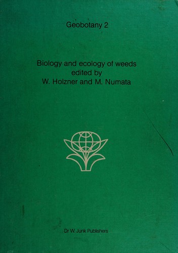 Cover for Biology and ecology of weeds