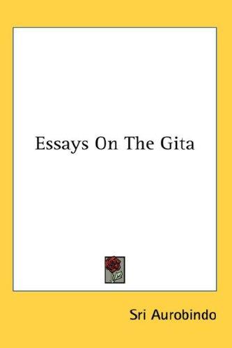 Cover for Essays On The Gita