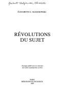 Cover for Révolutions du sujet