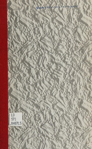 Cover for The University of Bridgeport