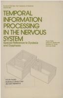 Cover for Temporal Information Processing in the Nervous System
