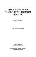 Cover for The pioneers of Anglo-Irish fiction, 1800-1850