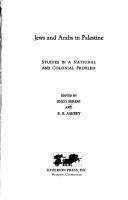 Cover for Jews and Arabs in Palestine
