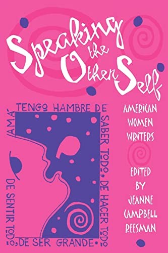 Cover for Speaking the Other Self