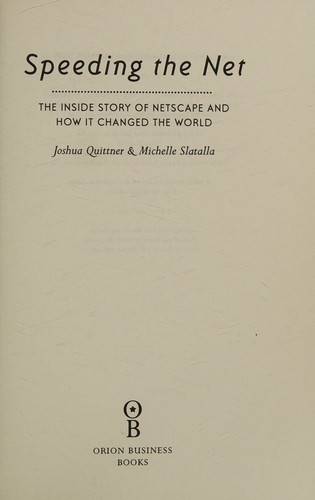 Cover for Speeding the Net