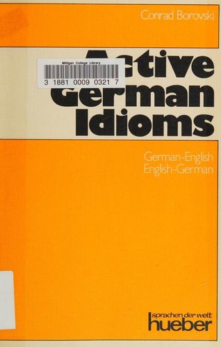Cover for Active German idioms