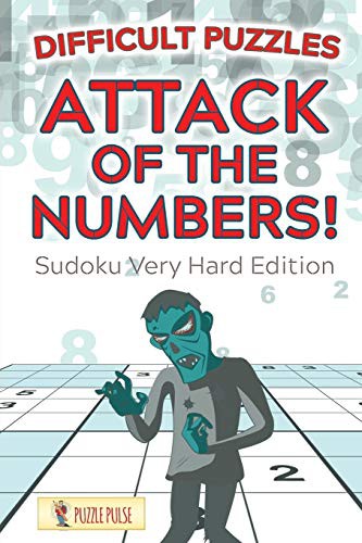 Cover for Attack Of The Numbers! Difficult Puzzles