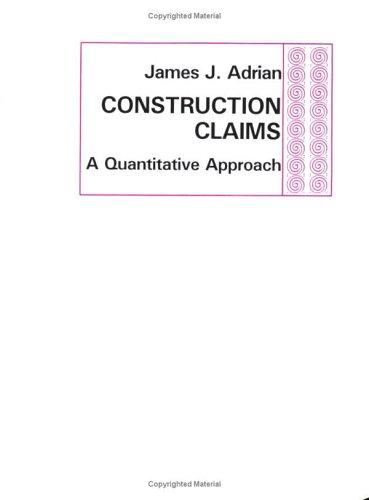 Cover for Construction Claims