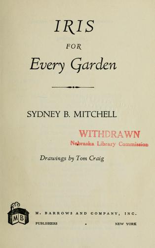 Cover for Iris for every garden.