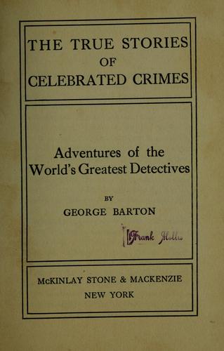Cover for Adventures of the world's greatest detectives