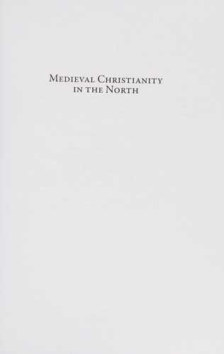 Cover for Medieval Christianity in the North