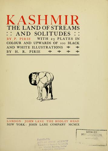Cover for Kashmir