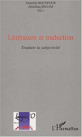 Cover for Littérature et traduction