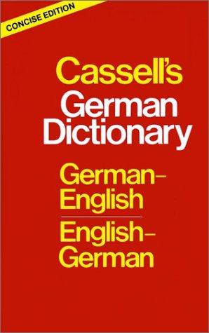 Cover for Cassell's concise German-English, English-German dictionary
