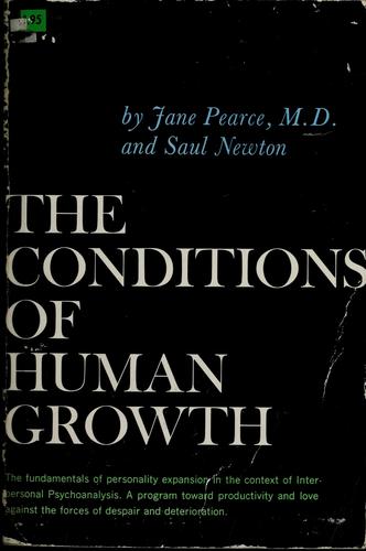 Cover for The conditions of human growth