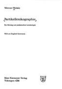 Cover for Partikellexikographie