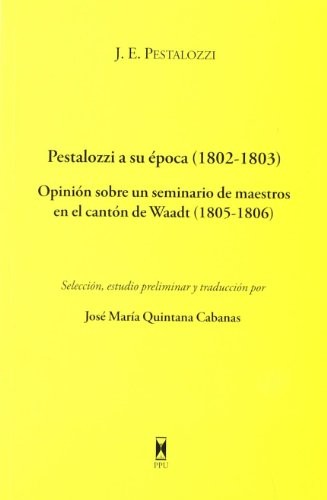 Cover for Pestalozzi a su época