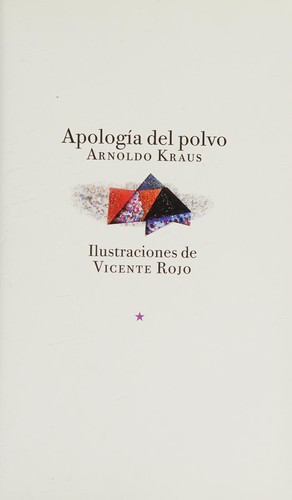 Cover for Apología del polvo