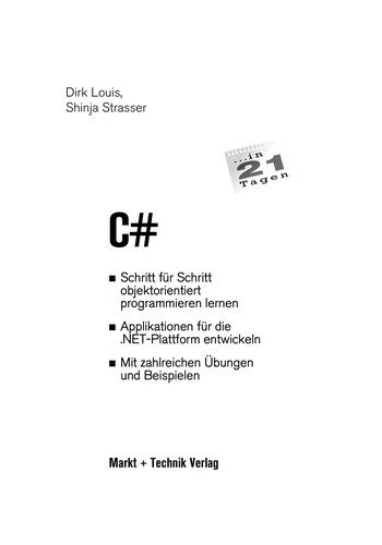 Cover for C# in 21 Tagen