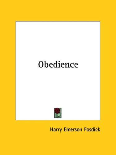 Cover for Obedience