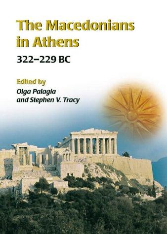 Cover for The Macedonians in Athens, 322-229 B.C.