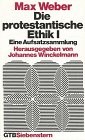 Cover for Die protestantische Ethik I. Eine Aufsatzsammlung.