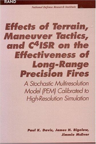 Cover for Effects of terrain, maneuver tactics, and C4ISR on the effectiveness of long-range precision fires