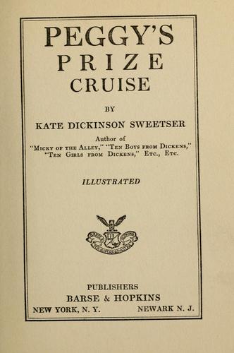 Cover for Peggy's prize cruise
