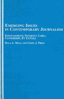 Cover for Emerging issues in contemporary journalism