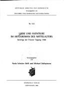 Cover for Liebe und Aventiure im Artusroman des Mittelalters