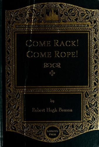 Cover for Come rack! come rope!