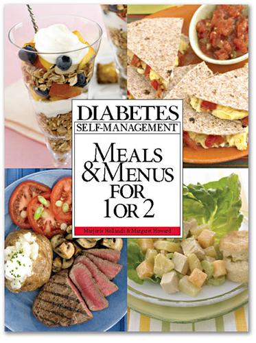 Cover for Diabetes self-management's meals & menus for 1 or 2