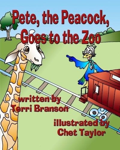 Cover for Pete, the Peacock, Goes to the Zoo