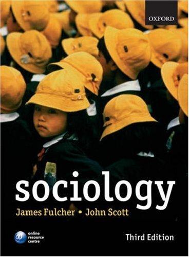Cover for Sociology