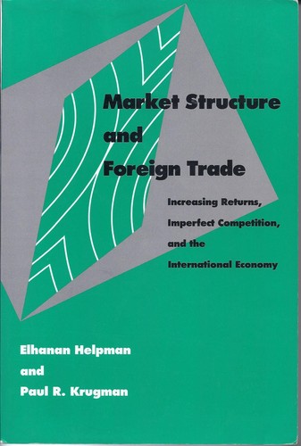 Cover for Market Structure and Foreign Trade