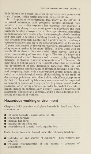 Cover for Health and Safety at Work